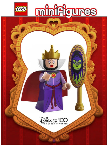 MINIFIGURE DISNEY 100éme ANNIVERSAIRE LA REINE Grimhilde "sachez+socle+fascicule"