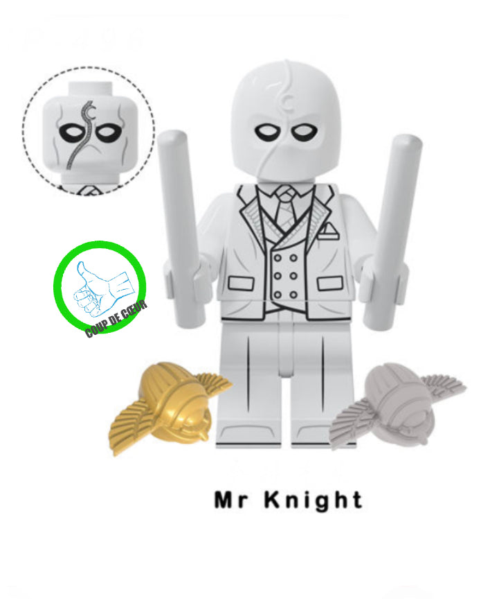 MINIFIGURE MOON KNIGHT "Mr KNIGHT" Custom