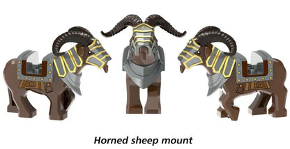 MINIFIGURE LOTR/THE HOBBIT UNIVERS: Horned Sheep custom