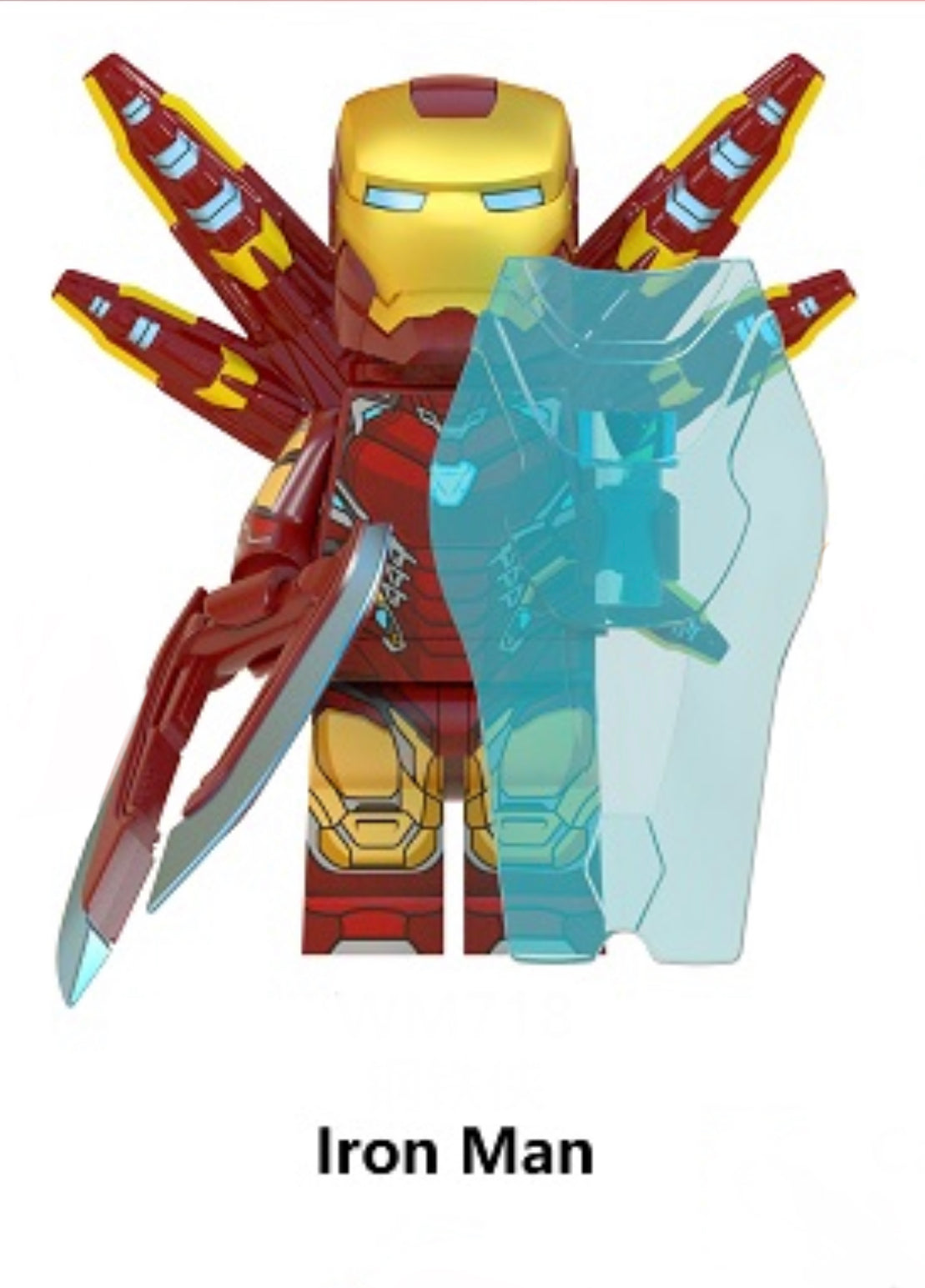 ♥️♥️♥️MINIFIGURE MARVEL UNIVERS: IRON MAN ENDGAME "RARE" ♥️♥️♥️custom
