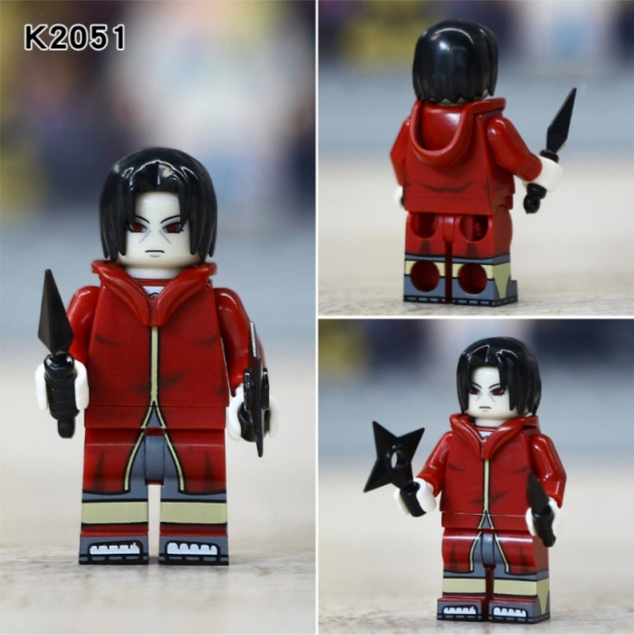 MINIFIGURES NARUTO LOT DE 8 PERSONNAGES custom