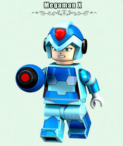 MINIFIGURE  MEGAMAN Custom"VINTAGE COLLECTION "⚠️Dernière pièce⚠️