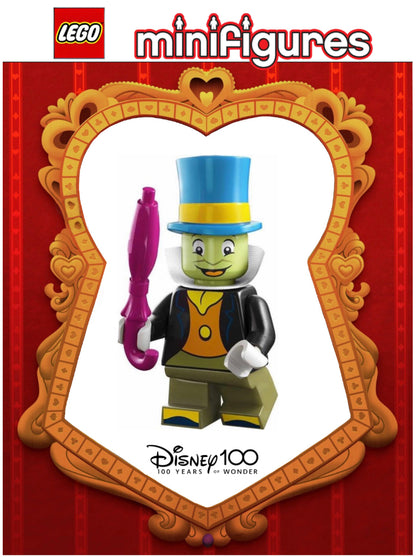 MINIFIGURE DISNEY 100éme ANNIVERSAIRE JIMINY CRICKET "sachez+socle+fascicule"