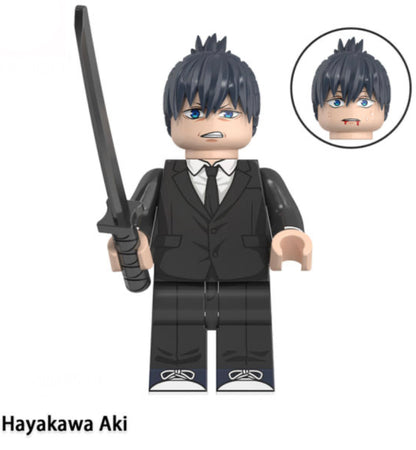 MINIFIGURE CHAINSAW MAN HAYAKAWA AKI LIMITED ÉDITION Custom