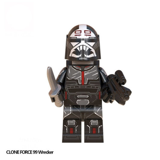 MINIFIGURE BAD BATCH CLONETROOPER WRECKER CLONE FORCE 99 custom