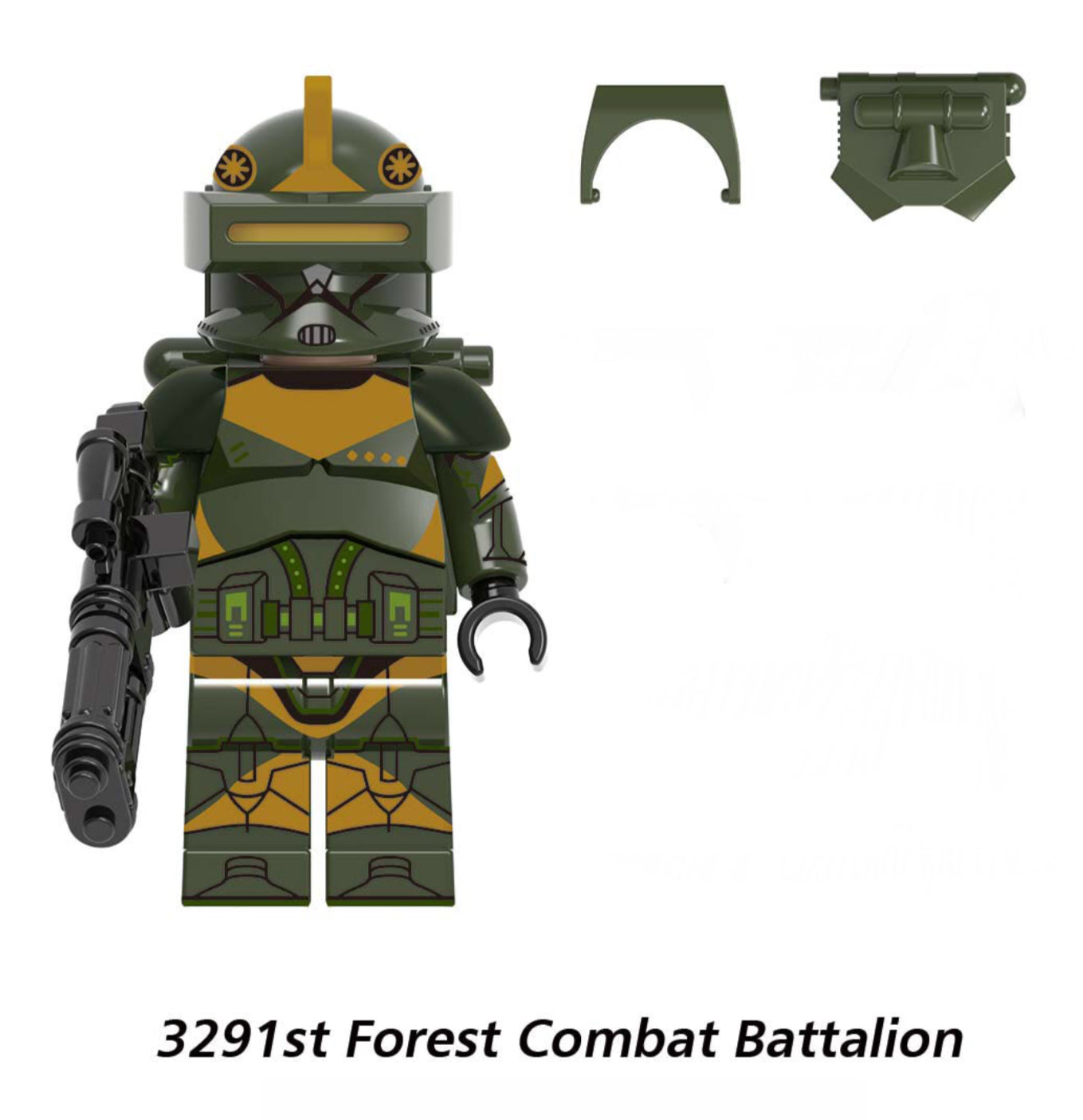 MINIFIGURE STAR WARS 3291 st CLONETROOPER FOREST COMBAT BATAILLION