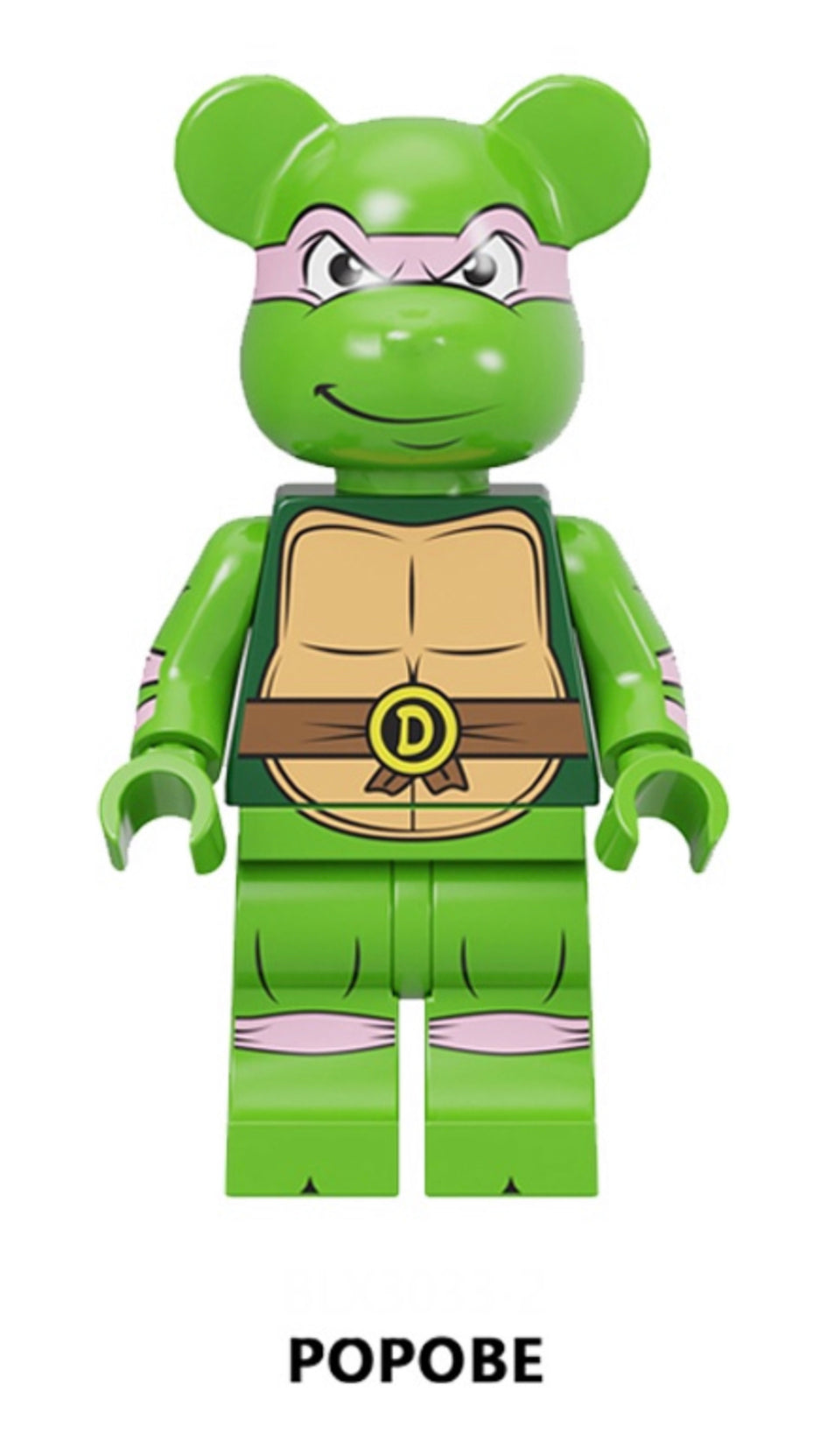 MINIFIGURE POPOBE BEAR COSTUME TORTUES NINJA.......custom