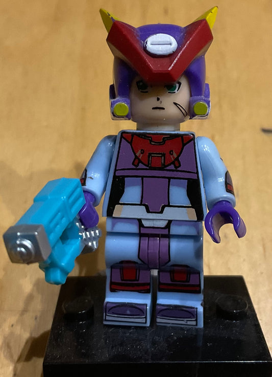 MINIFIGURE  MEGAMAN Custom"VINTAGE COLLECTION "⚠️Dernière pièce⚠️