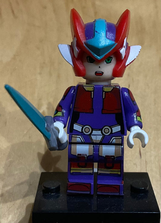 MINIFIGURE  MEGAMAN Custom"VINTAGE COLLECTION "⚠️Dernière pièce⚠️