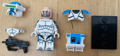 MINIFIGURE BLUE COMMANDO SQUAD CLONETROOPER CUSTOM