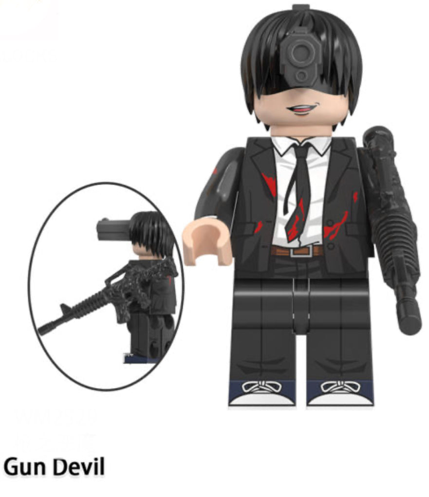 MINIFIGURE CHAINSAW MAN GUN DEVIL LIMITED ÉDITION Custom