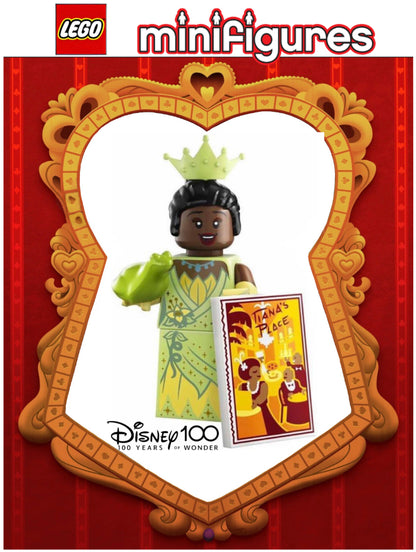 MINIFIGURE DISNEY 100éme ANNIVERSAIRE TIANA "sachez+socle+fascicule"