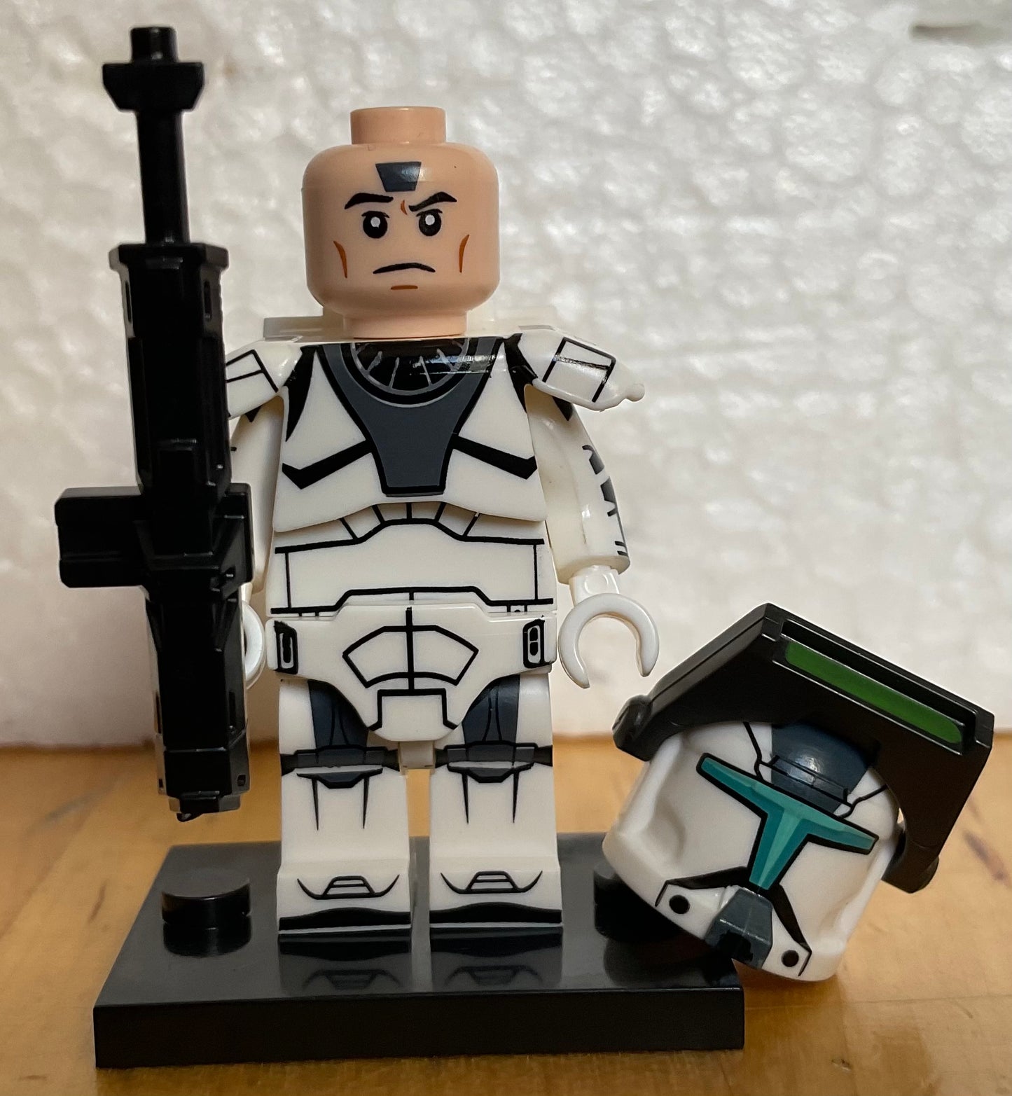 MINIFIGURE BLACK COMMANDO SQUAD CLONETROOPER custom