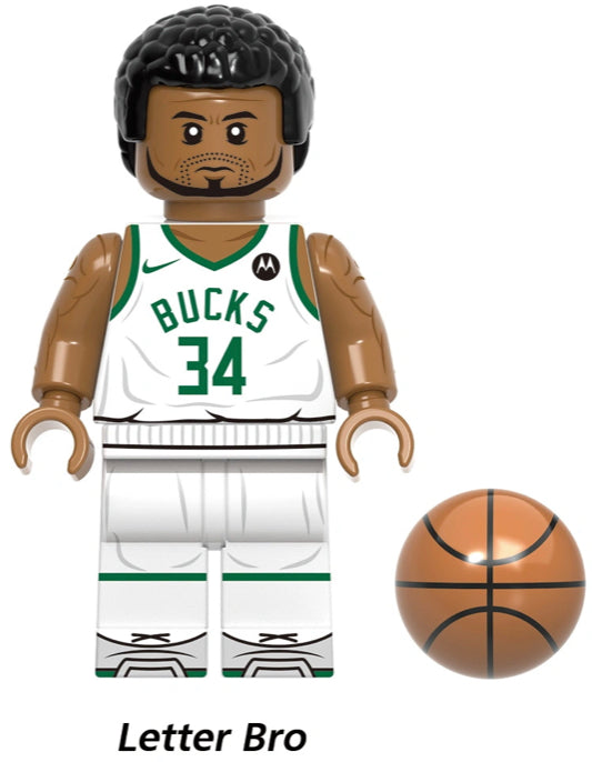 MINIFIGURE BASKETBALL LEGEND LIMITED ÉDITION : 🏀 LETTER BRO custom