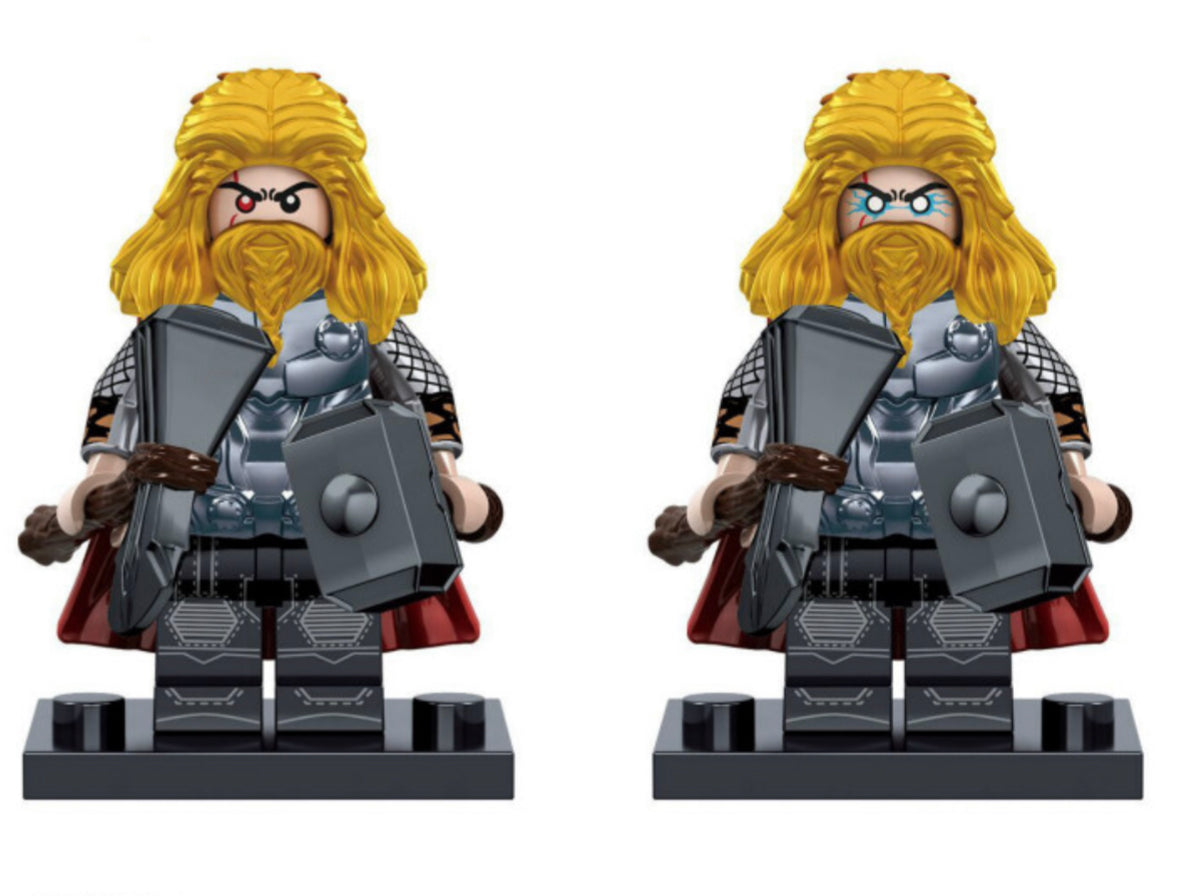 ♥️♥️♥️MINIFIGURE MARVEL UNIVERS : AVENGERS "THOR" marteau ♥️♥️♥️custom