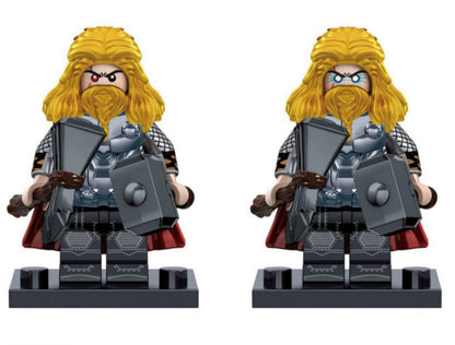 ♥️♥️♥️MINIFIGURE MARVEL UNIVERS : AVENGERS "THOR" marteau ♥️♥️♥️custom