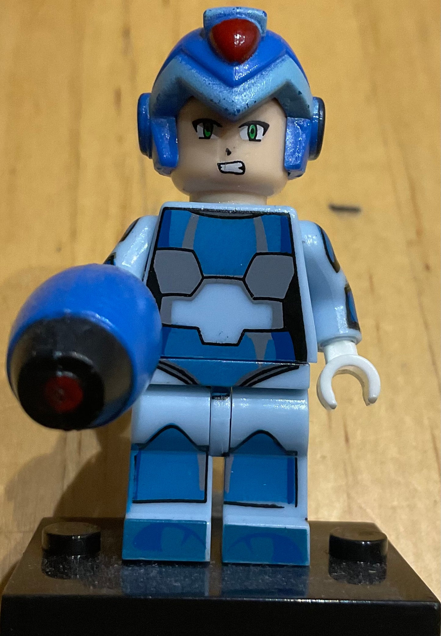 MINIFIGURE  MEGAMAN Custom"VINTAGE COLLECTION "⚠️Dernière pièce⚠️