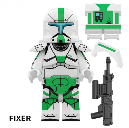 MINIFIGURE CLONETROOPER COMMANDO SQUAD FIXER custom