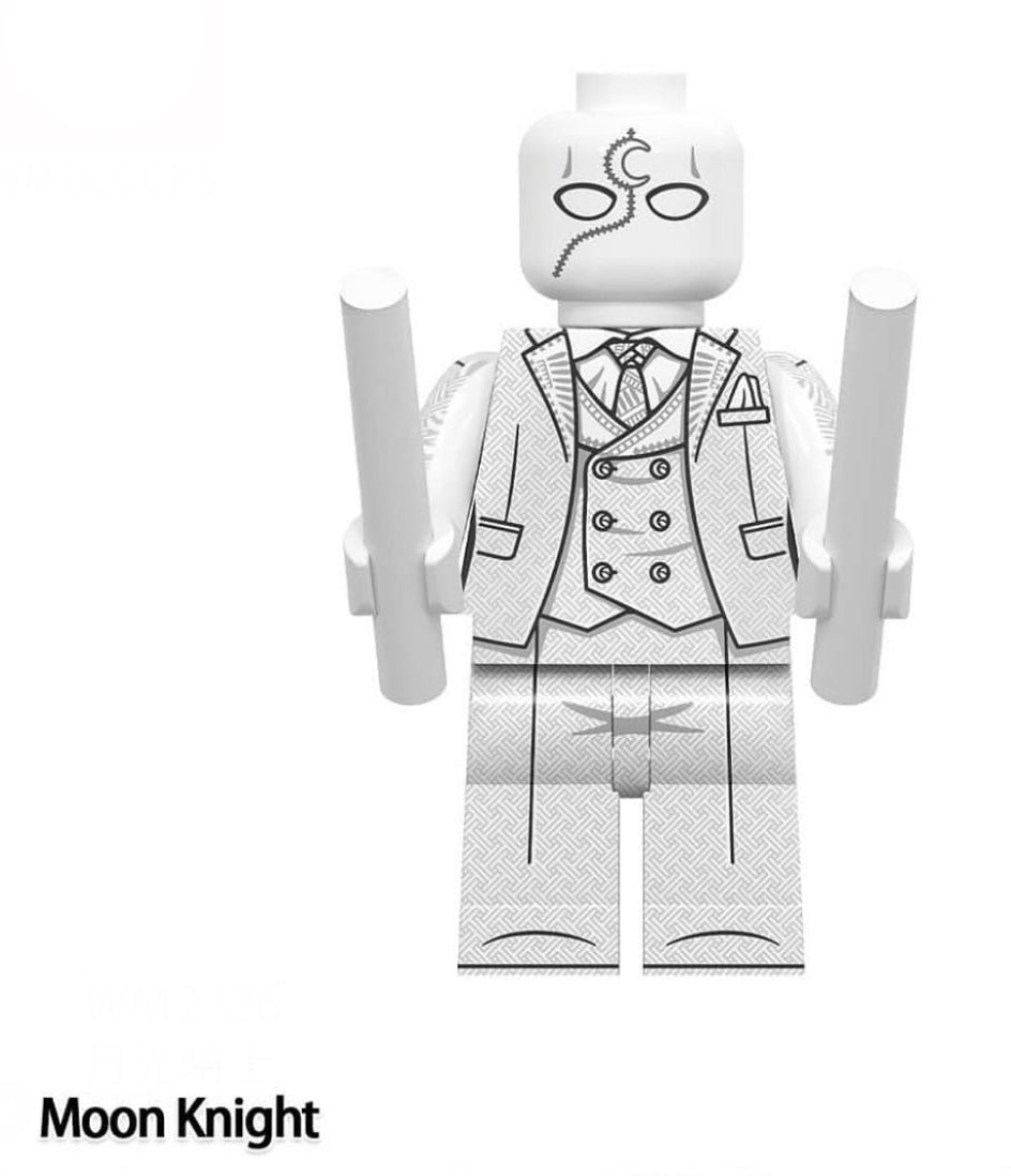 MINIFIGURE MARVEL UNIVERS MOON KNIGHT "new version" Custom