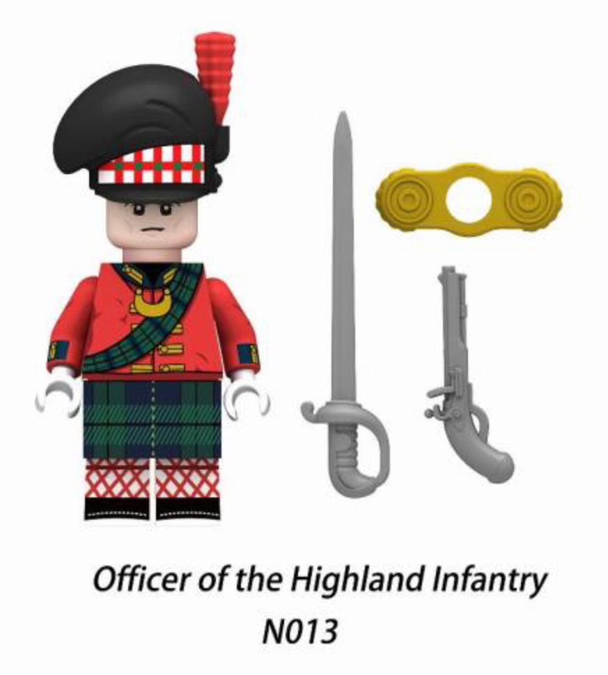 MINIFIGURE OFFICER OF THE HIGHLAND  INFANTRY  Custom