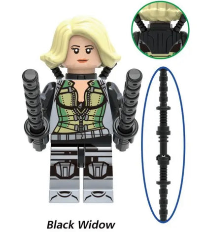 MINIFIGURE BLACK WIDOW CUSTOM