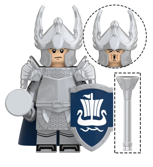 MINIFIGURE LOTR Knights of Dol Amroth – Mithril custom