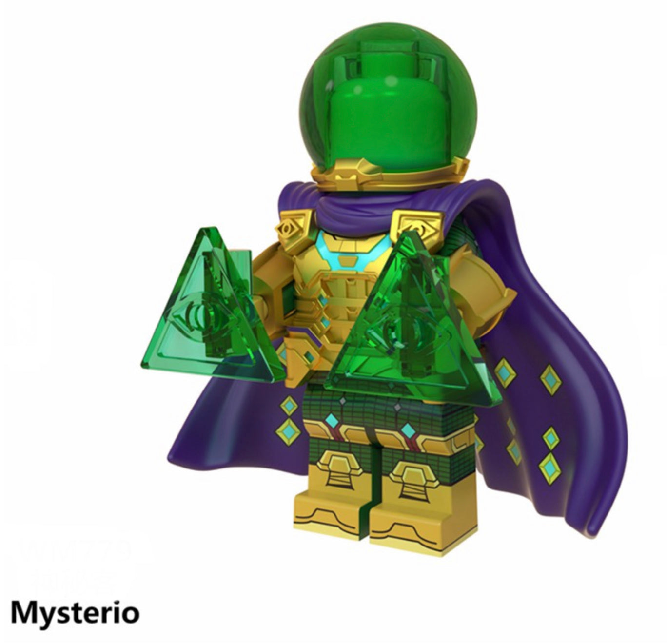 MINIFIGURE MARVEL UNIVERS: MYSTERIO "SPIDER-MAN FAR FAR HOME" RARE Custom