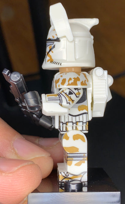 ⚠️DIFFICILE À TROUVER ⚠️MINIFIGURE STARWARS UNIVERS: CLONE DESERT SOLDIER CUSTOM