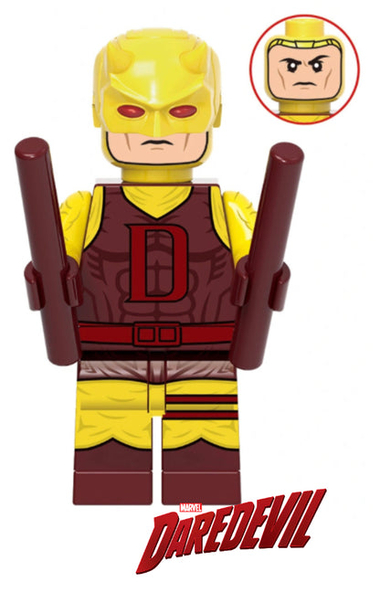 MINIFIGURE BLACK DAREDEVIL Custom