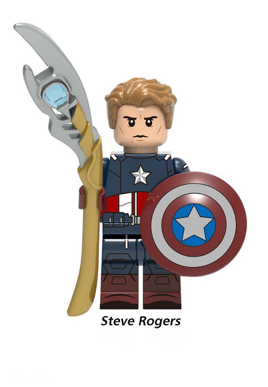 MINIFIGURE CAPTAIN AMERICA "STEVE ROGERS" CUSTOM