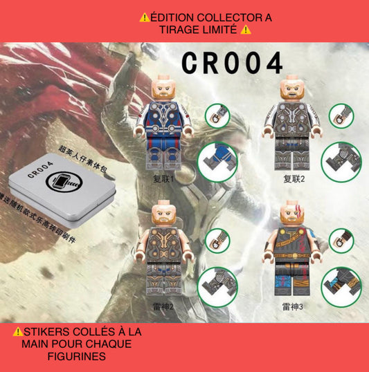 COFFRET MÉTAL ÉDITION LIMITÉ 4 FIGURINES THOR ÉDITION COLLECTOR Custom