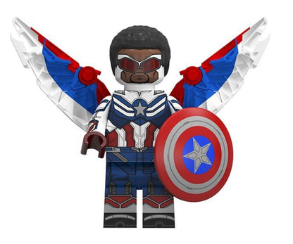 ♥️♥️♥️MINIFIGURE MARVEL UNIVERS: FALCON NEW CAPTAIN AMERICA ♥️♥️♥️CUSTOM