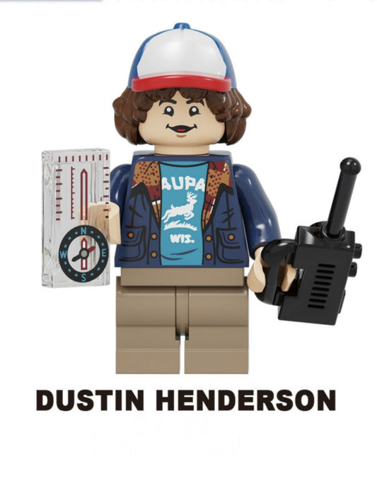 MINIFIGURE STRANGER THINGS UNIVERS : DUSTIN HENDERSON CUSTON
