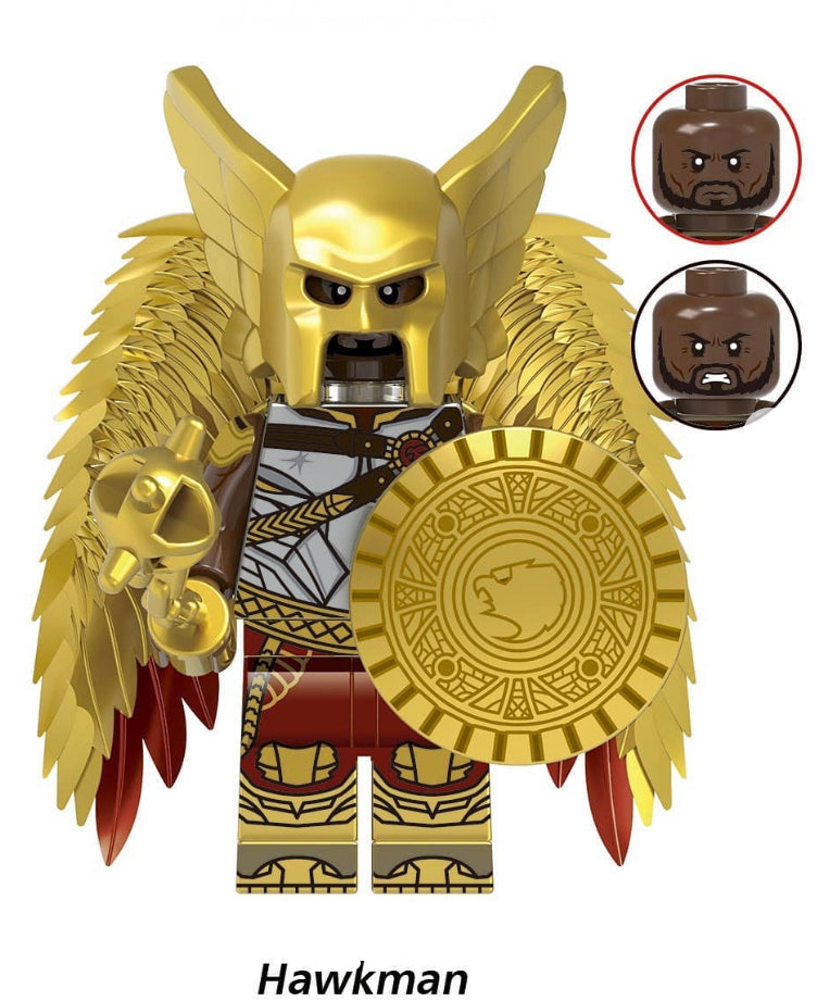 MINIFIGURE BLACK ADAM "Hawkman" Custom