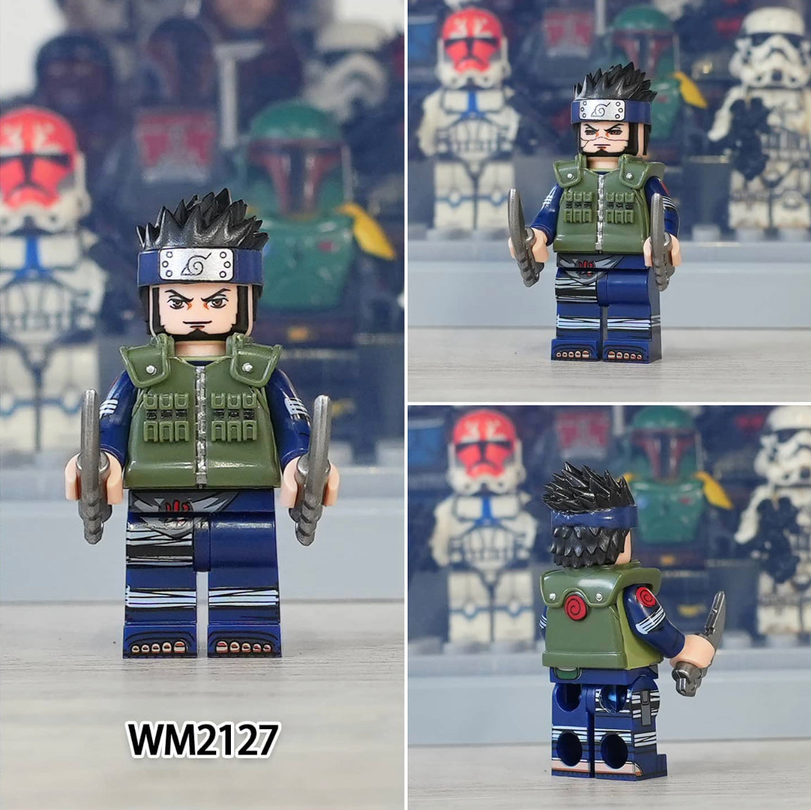 MINIFIGURE NARUTO Sarutobi Asuma custom