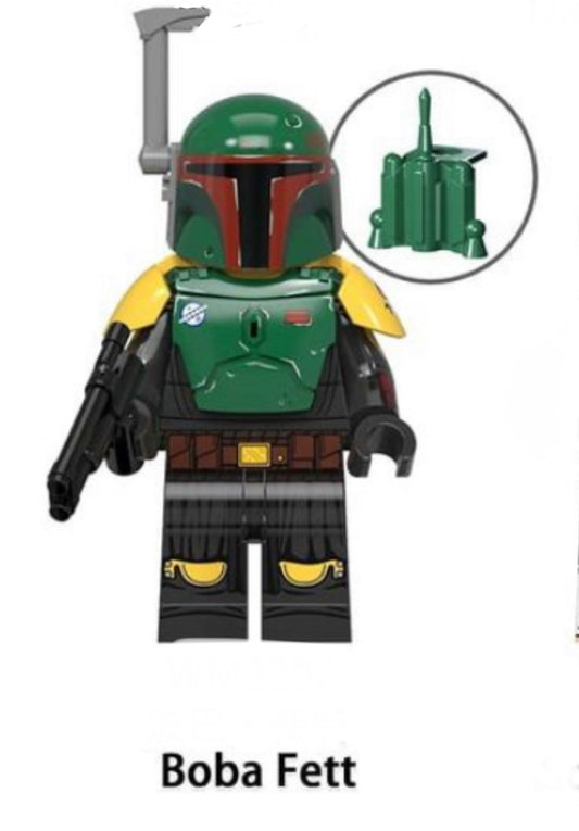 MINIFIGURE  BOBA FETT version clean custom