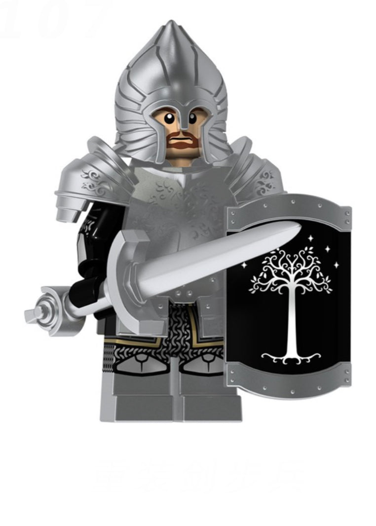 MINIFIGURE LORD OF THE RING LOTR Gondor Knight – ZedBrick