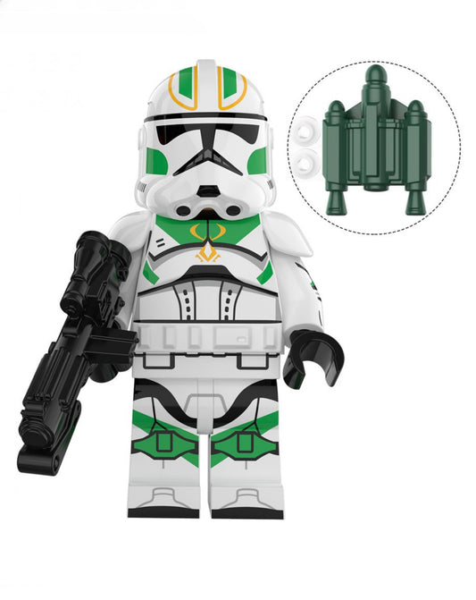 MINIFIGURE STAR WARS UNIVERS DE 2020: HORN COMPANY CLONETROOPER CUSTOM  "DERNIERE PIECE "