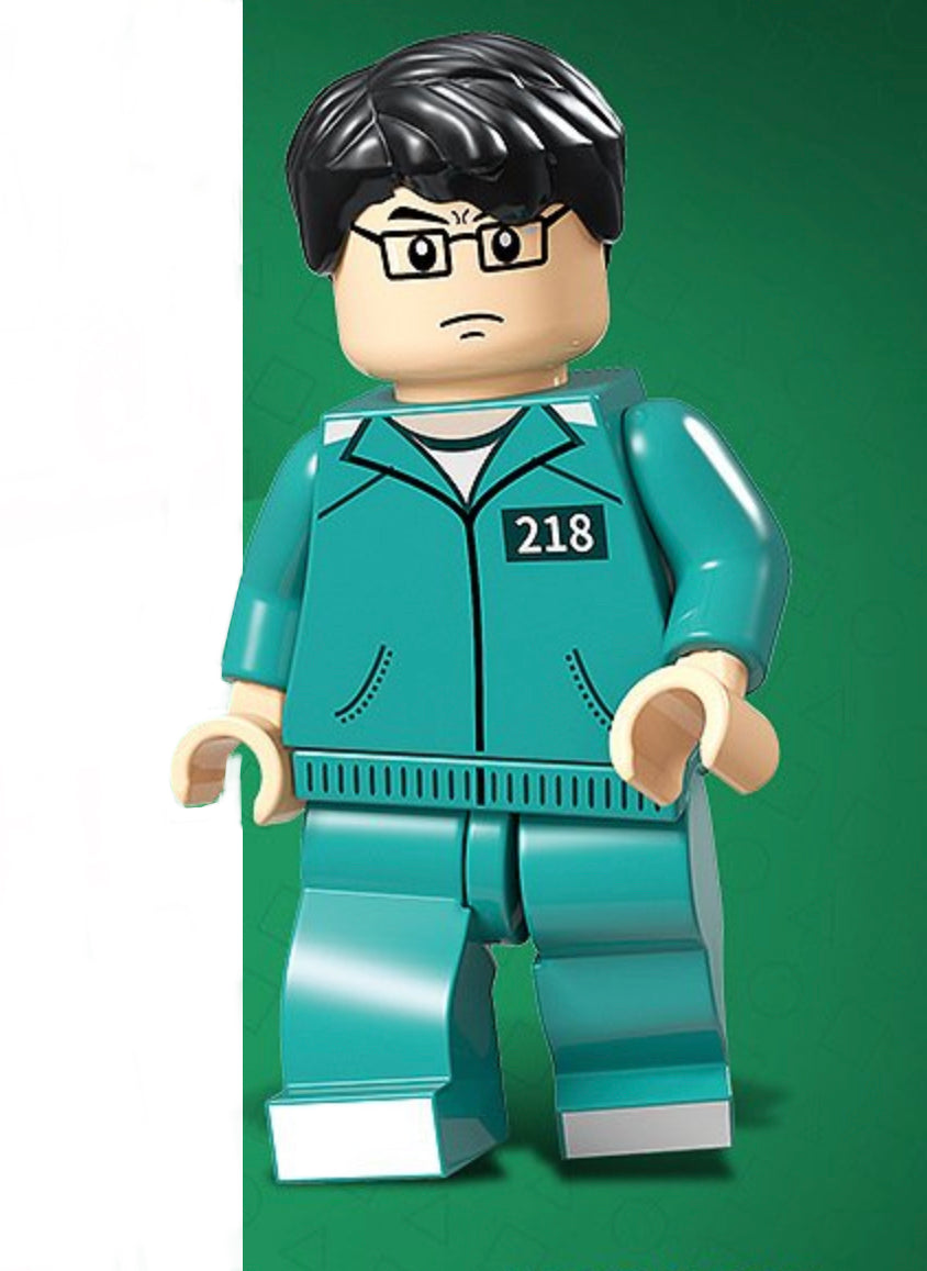 MINIFIGURE SQUID GAME "SÉRIE NETFLIX". EDITION LIMITED CUSTOM