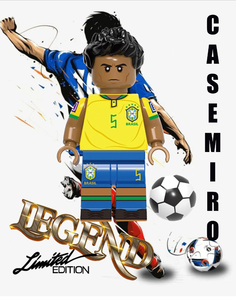 MINIFIGURE FOOTBALL LEGEND LIMITED ÉDITION :⚽️ CASEMIRO custom