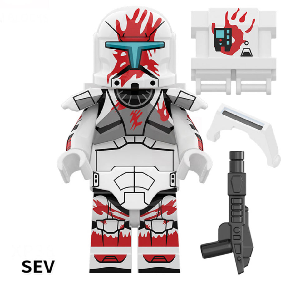 MINIFIGURE CLONETROOPER COMMANDO SQUAD SEV custom