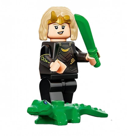 MINIFIGURE MARVEL SÉRIES 1 Sylvie Loki "sachez+socle+fascicule" *