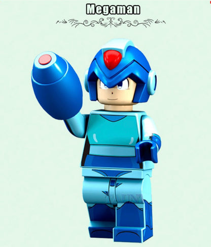 MINIFIGURE  MEGAMAN Custom"VINTAGE COLLECTION"⚠️Dernière pièce⚠️