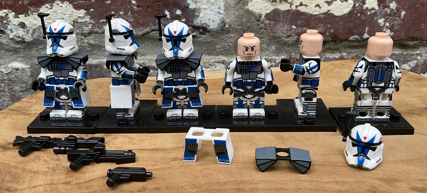 MINIFIGURE CLONETROOPER DOGMA + 3 ARMES "501éme" custom