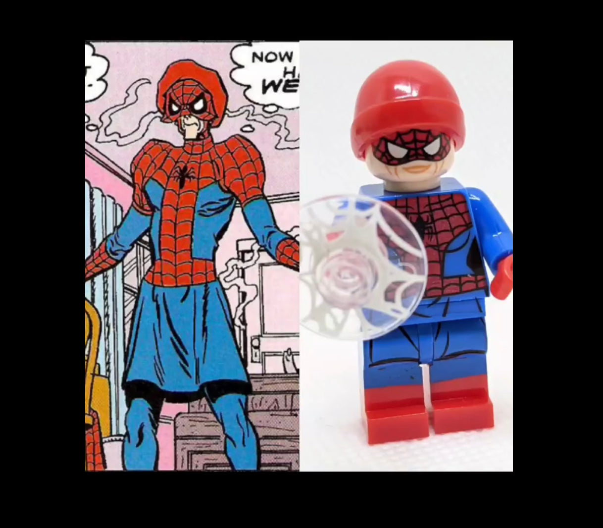 MINIFIGURE SPIDER-MAN "TANTE MAY" Custom